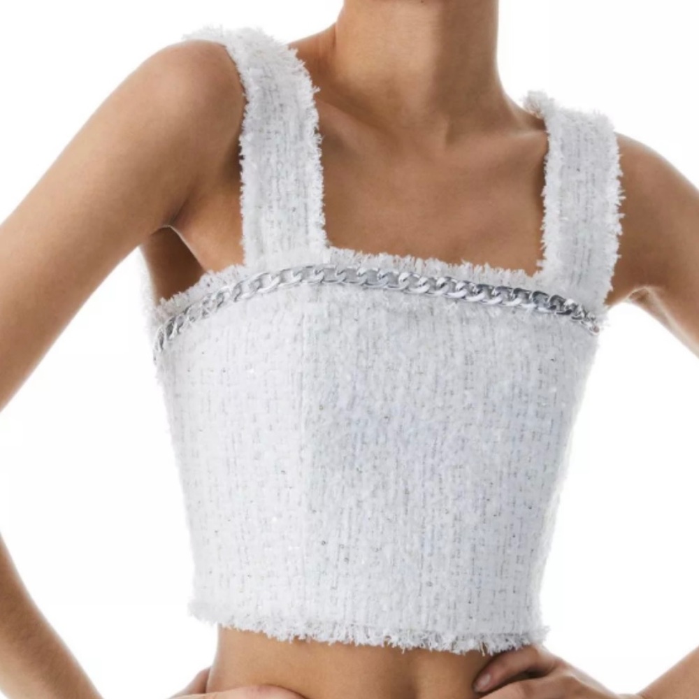 Alice Olivia cropped top 6
